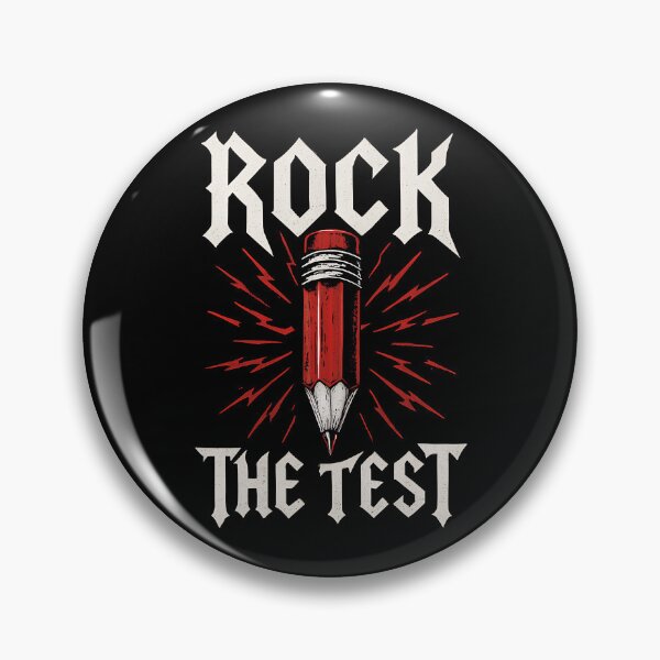 Item preview, Rock The Test Funny Test Day Motivation Rock The Test Gear designed and sold by DynamicDesign.