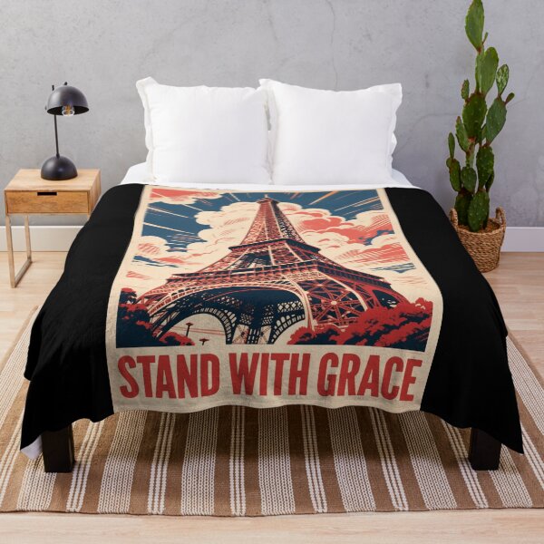 Item preview, Stand with Grace – Eiffel Tower Hope Obama Style designed and sold by HoopeStylee.