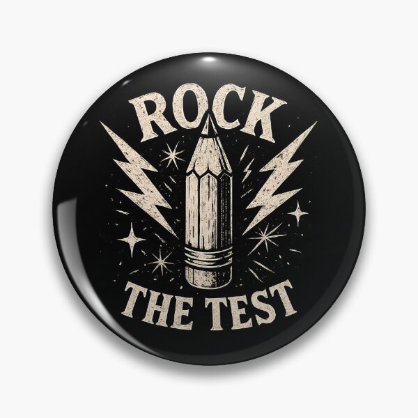 Item preview, Rock The Test Funny Test Day Motivation Rock The Test Gear designed and sold by DynamicDesign.