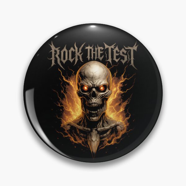 Item preview, Rock The Test Funny Test Day Motivation Rock The Test Gear designed and sold by DynamicDesign.