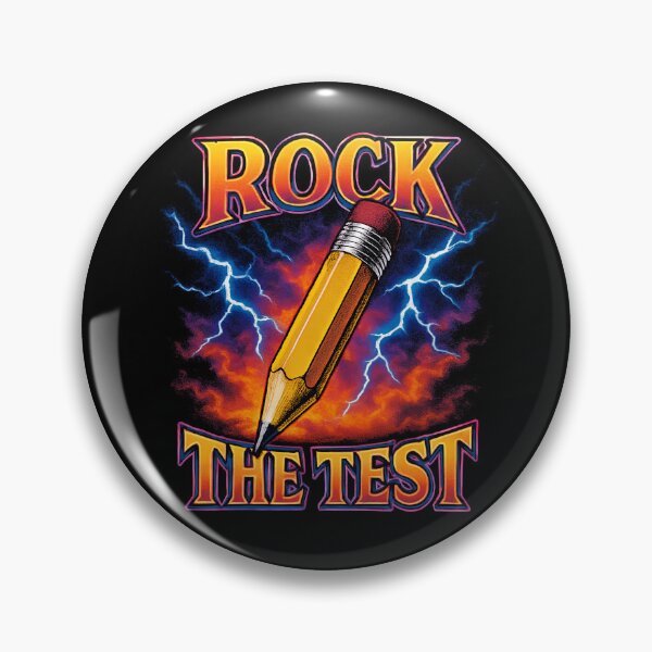 Item preview, Rock The Test Funny Test Day Motivation Rock The Test Gear designed and sold by DynamicDesign.