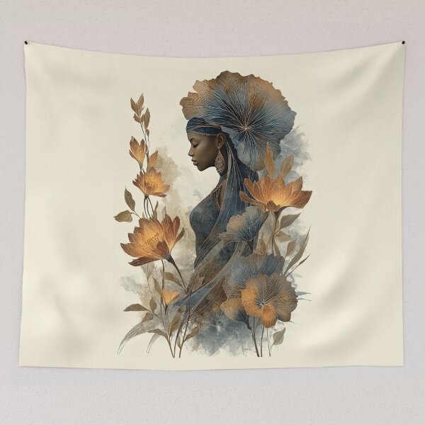 Item preview, Midnight Bloom: An Indigo Serenity designed and sold by bloorose.