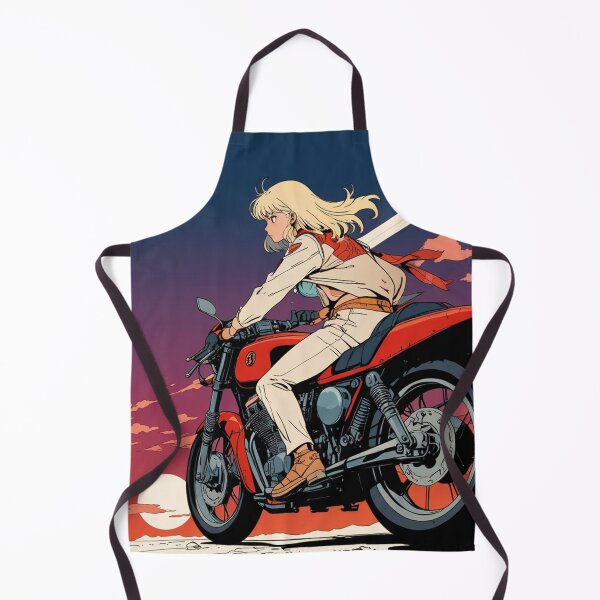 Item preview, Blonde girl in motorcycle designed and sold by MerlinWear.