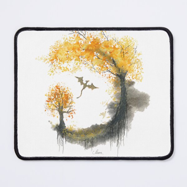 Item preview, Autumn Gold Dragon, Fourth Wing, Andarna, Fan Art, Golden Fantasy Dragon designed and sold by Sam Morton - Heart Art.