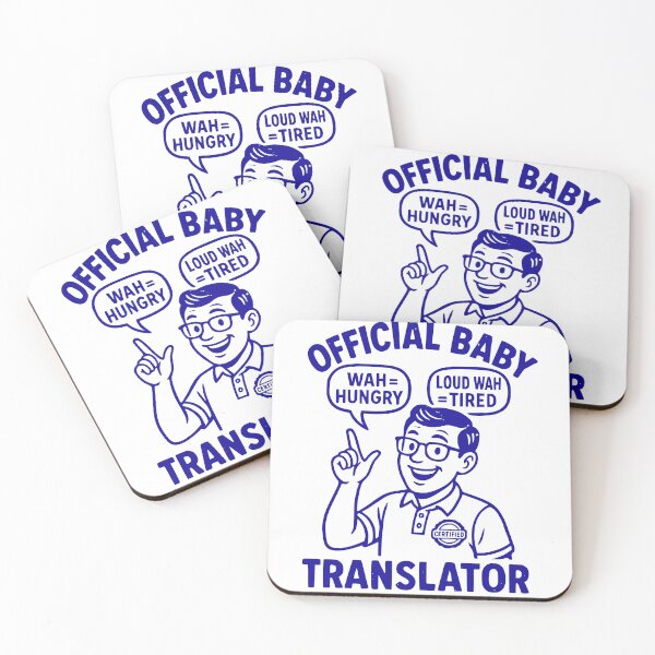Item preview, Official Baby translator Funny Design designed and sold by JennyFinns.