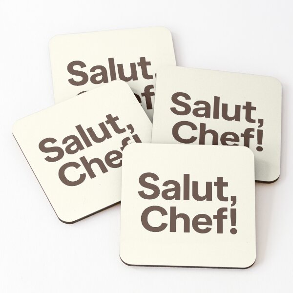 Item preview, Salut, Chef! – Cream Classic Kitchen Typography designed and sold by Chef June.