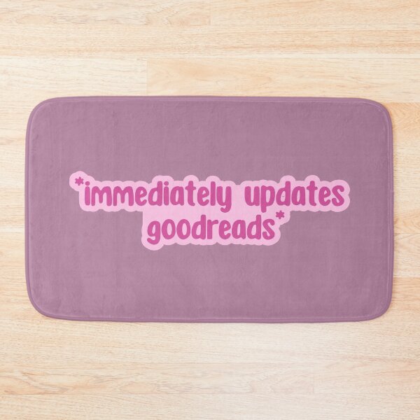 Item preview, immediately updates  goodreads - pink designed and sold by Neadoodles.