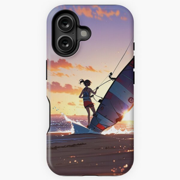 Item preview, Woman doing kateboarding at sunset designed and sold by MerlinWear.