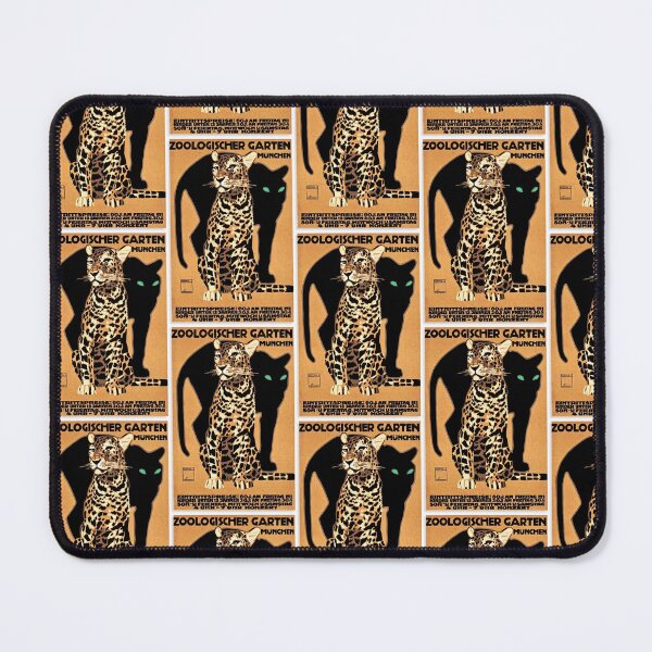 Item preview, Germany Munich Zoo Leopard And Panther Poster designed and sold by TeeARTHY.