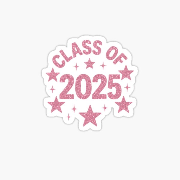 Item preview, Class of 2025 Glitter Pink Graduation Design designed and sold by Cooldesignst.