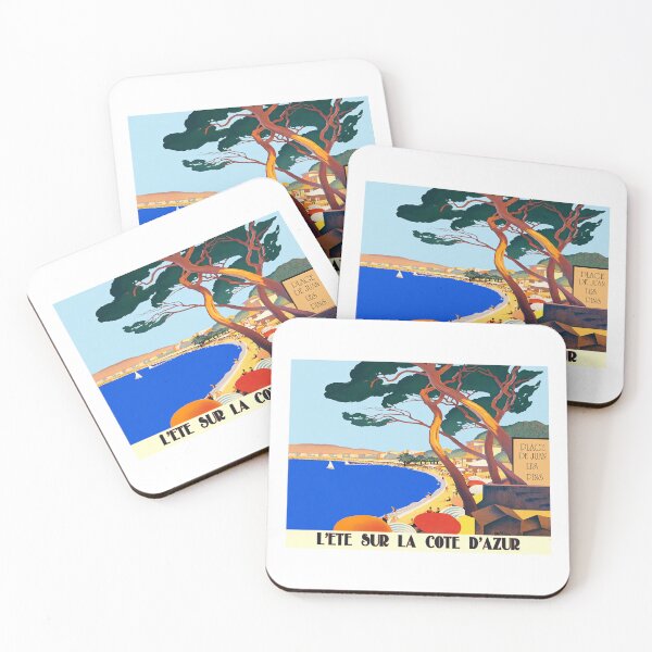Item preview, Juan Les Pins French Riviera Travel Tourism Vintage   designed and sold by TeeARTHY.