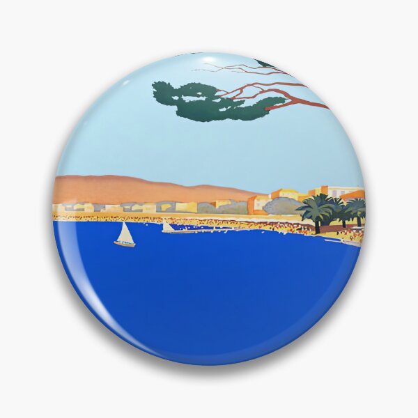 Item preview, Juan Les Pins French Riviera Travel Tourism Vintage   designed and sold by TeeARTHY.