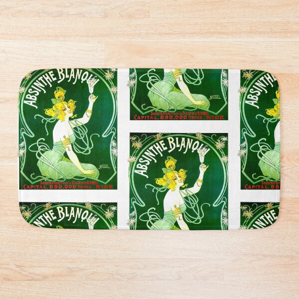Item preview, Absinthe Blanqui Blonde Lady Nice France French Green Drink Vintage   designed and sold by TeeARTHY.