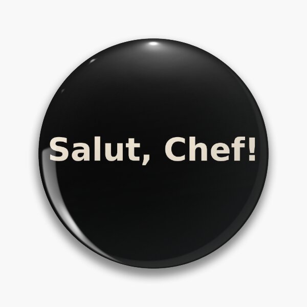 Item preview, Salut, Chef! – Classic Kitchen Typography designed and sold by Chef June.