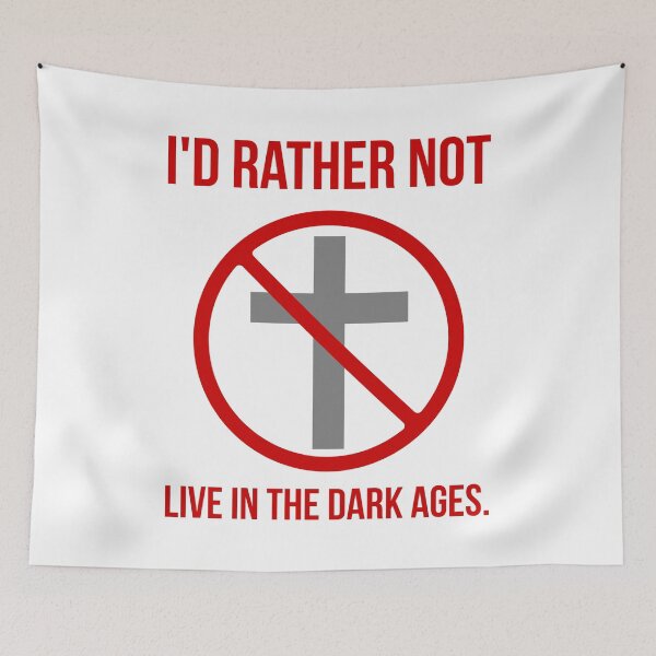 Item preview, I’d rather not live in the dark ages.  designed and sold by Rachel the Artist .