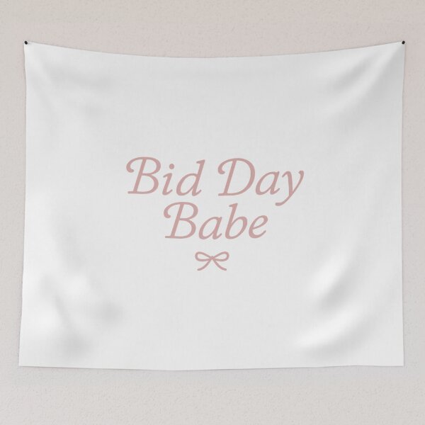 Item preview, Bid Day Babe - Pink Bow Sorority Aesthetic designed and sold by summer-loving.