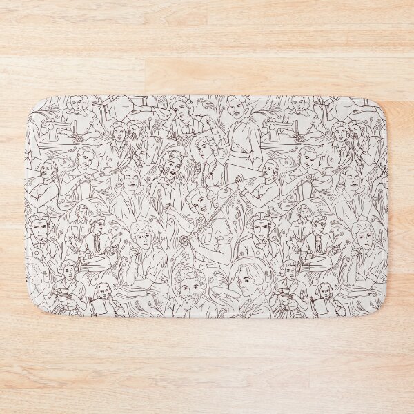 Item preview, Fifties Women Doing Fifties Things designed and sold by Unhinged Heather.