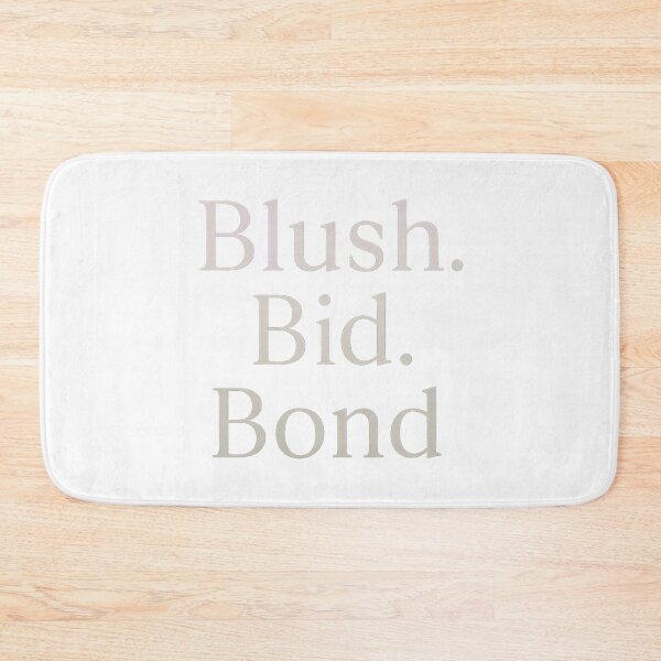 Item preview, Blush Bid Bond - Sorority Typography designed and sold by summer-loving.