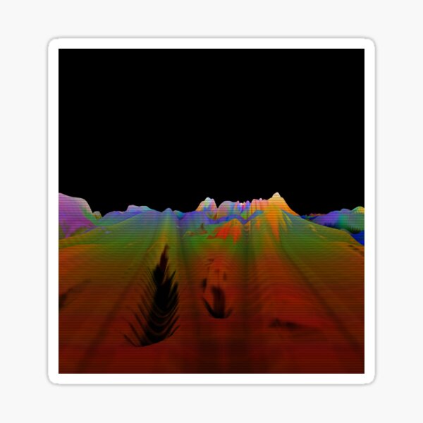 Item preview, Polygonal Rainbow Landscape designed and sold by bugbeast.