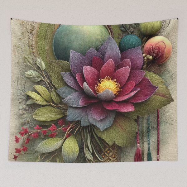 Item preview, Textile Bloom: A Floral Tapestry designed and sold by bloorose.