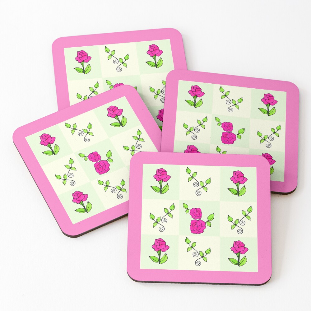 Item preview, Coasters (Set of 4) designed and sold by magicgardenart.