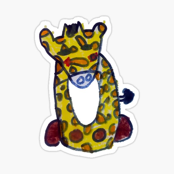 Leo The Giraffe Sticker