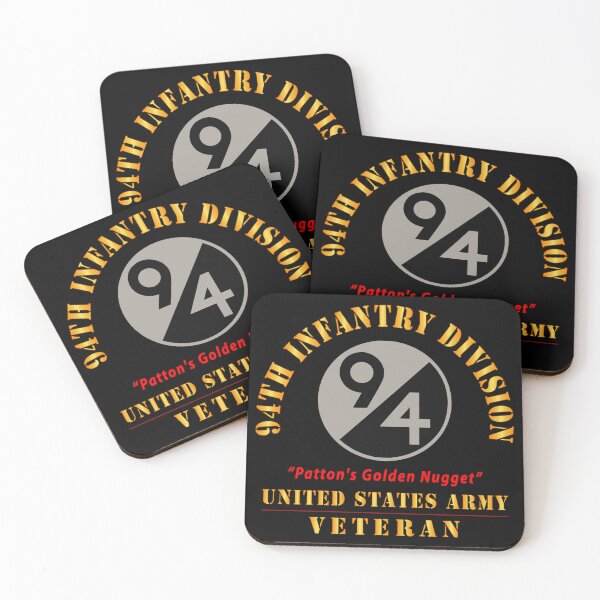 Item preview, Army - SSI - 94th Infantry Division - Patton's Golden Nugget - US Army Veteran X 300 designed and sold by Military Insignia Products.