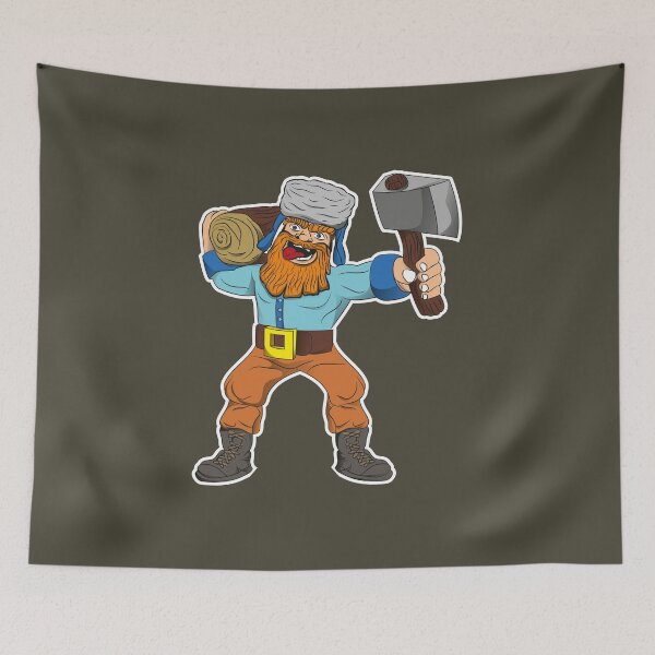 Item preview, Siberian Lumberjack, woodcutter designed and sold by MerlinWear.