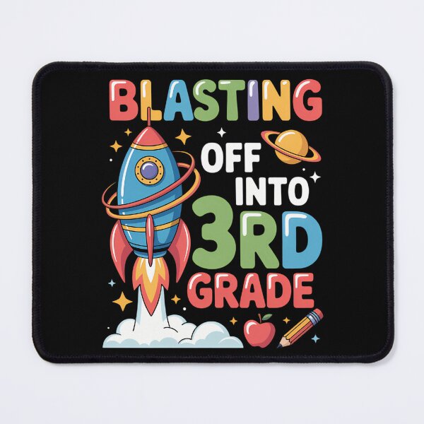 Item preview, Blasting Off Into 3rd Grade Funny Back To School designed and sold by brynatshop.