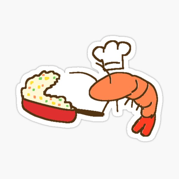 Item preview, Shrimp Fried Rice designed and sold by beancanfan.