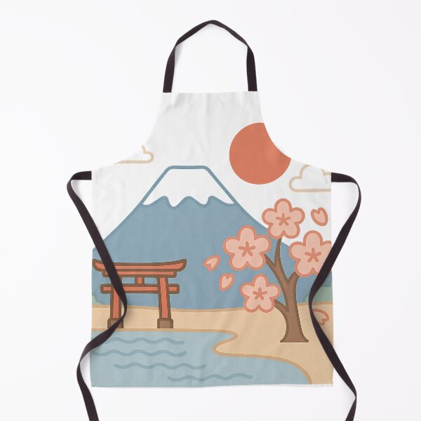 Item preview, Pastel Fuji Sunrise – Torii & Sakura View designed and sold by NipponPop.