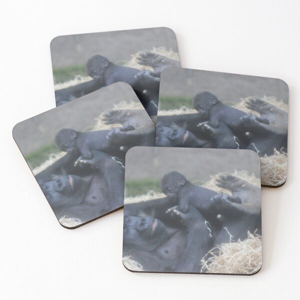 Item preview, Mountain Gorillas, Kimya and baby Kanzi! designed and sold by Kymbo.
