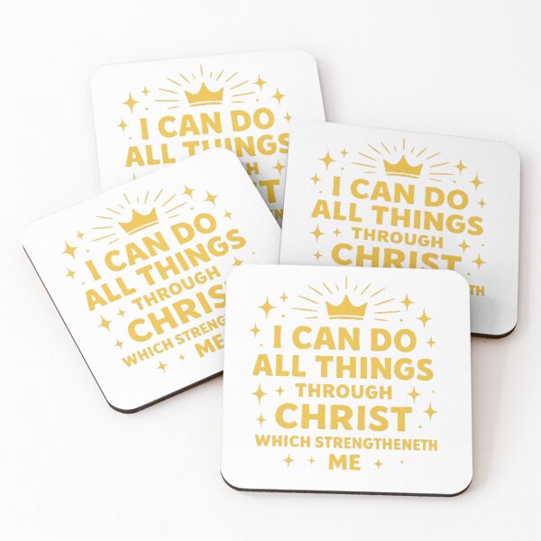 Item preview, Philippians 4:13 Bold Scripture Design designed and sold by dessertcruzing.