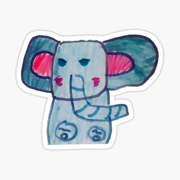 Elle Phant Sticker