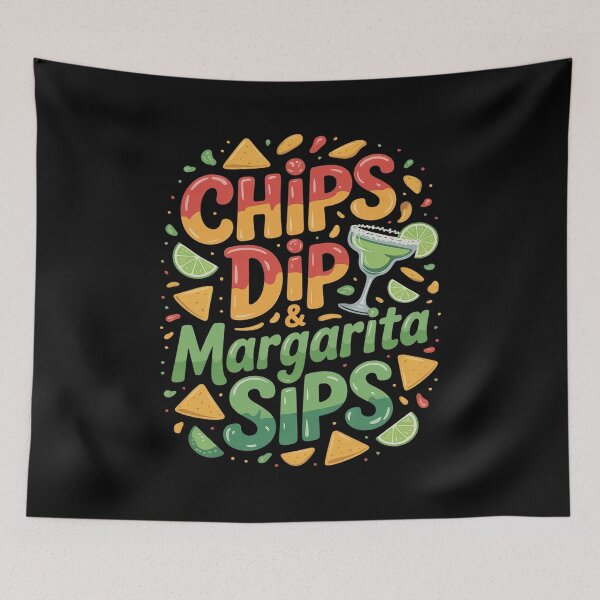 Item preview, Chips, Dip & Margarita Sips designed and sold by splindoershop.