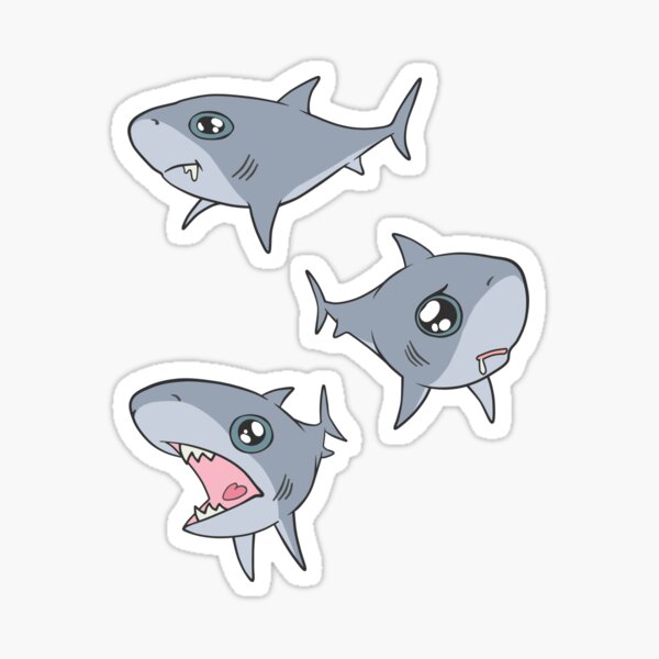 Hungrige Haie Sticker Set Sticker
