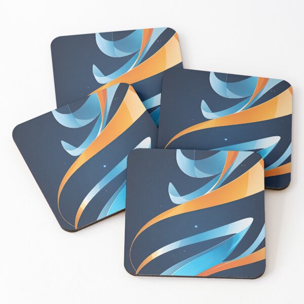 Artikelvorschau, Vivid Velocity – Orange und Blaue Spiralenergie entworfen und verkauft von luminumance.