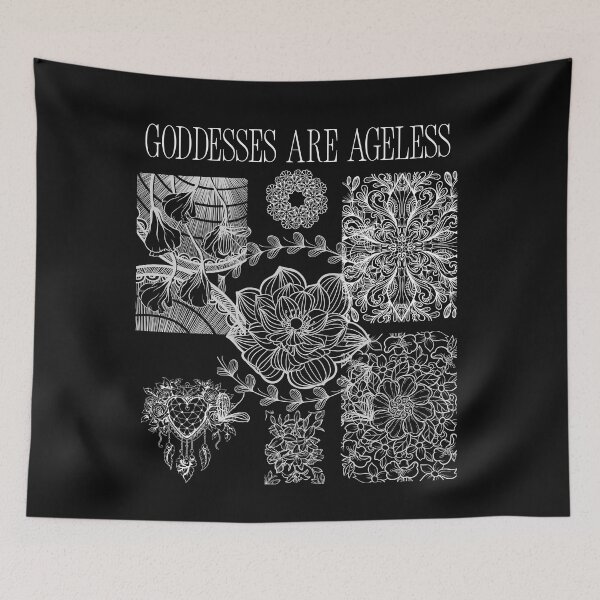 Item preview, Goddesses Are Ageless Beautiful Lace Floral Design designed and sold by EarthArtDesigns.