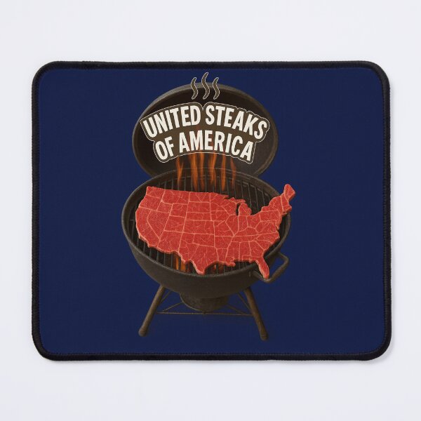 Item preview, Grilling The United Steaks of America designed and sold by Snark and Stitch.