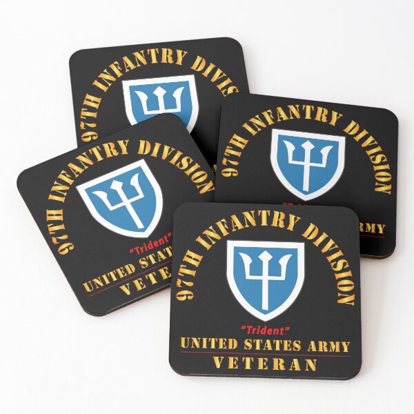 Item preview, Army - SSI - 97th Infantry Division - Trident - US Army Veteran X 300 designed and sold by Military Insignia Products.