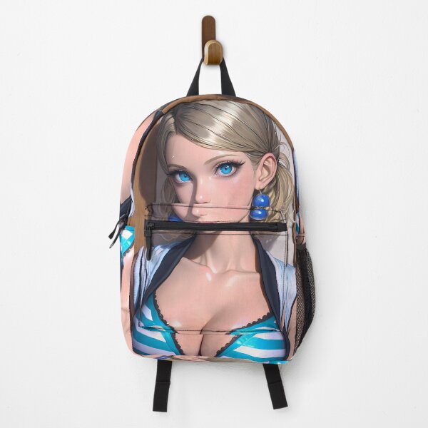 Item preview, Justine Caroline Persona 5 Sassy Blue Earring Girl Swimsuit Confidence designed and sold by mildaclairmo.