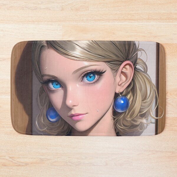 Item preview, Justine Caroline Persona 5 Sassy Blue Earring Girl Swimsuit Confidence designed and sold by mildaclairmo.