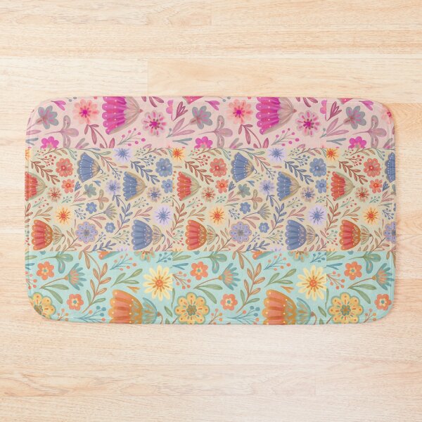 Item preview, Unique painterly floral pattern designed and sold by HusnMir.