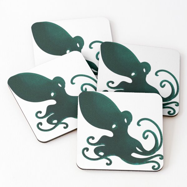 Item preview, Emerald Octopus designed and sold by Art by Morgan Campillo.