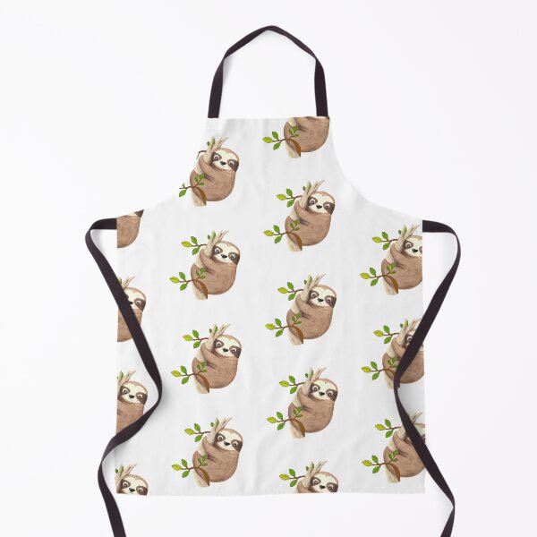 Item preview, Cute Watercolor Sloth Hugging Tree – Adorable Animal Art designed and sold by sornchai4917.