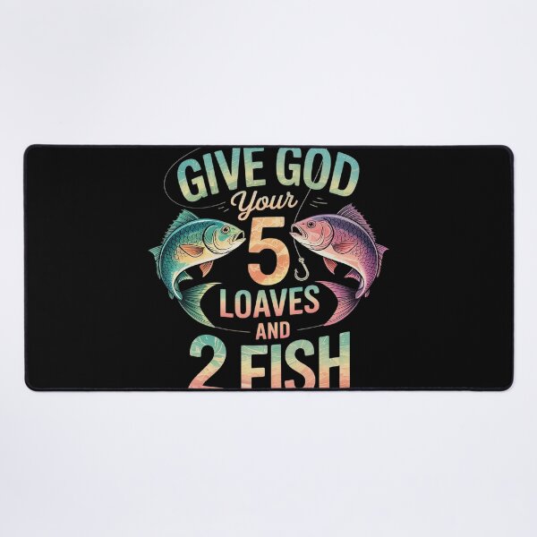 Item preview, Christian 2 Fishes 5 Breads 5000 Against The Current designed and sold by splindoershop.