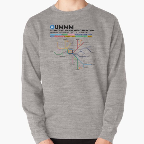 Item preview, Ultimate Melbourne Metro Marathon designed and sold by colourfulslug.
