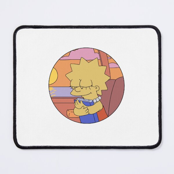 Item preview, Lisa Simpson and her book at sunset designed and sold by WillowTreeArt.