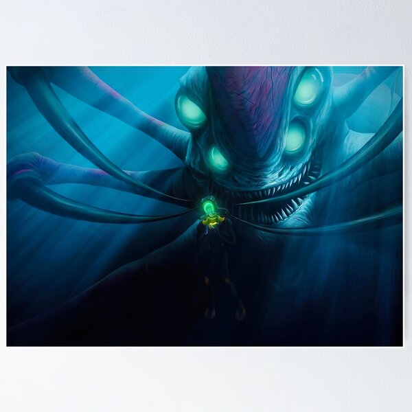 Item preview, SUBNAUTICA GAME FANART - Reaper Leviathan designed and sold by Adam The Person.