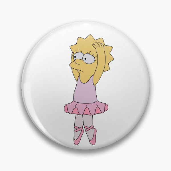 Artikelvorschau, Lisa Simpson, die nervöse Ballerina entworfen und verkauft von WillowTreeArt.